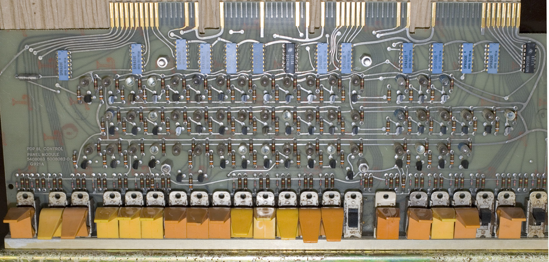 Front panel PCB